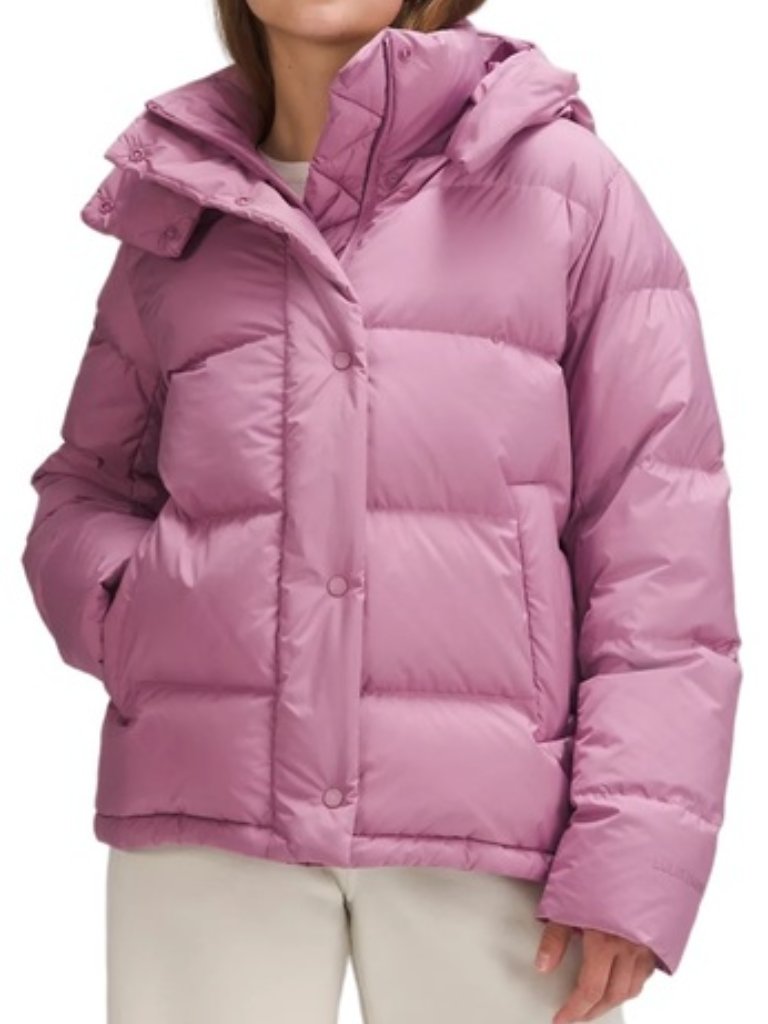 Lululemon Wunder Puff Jacket Velvet Dust Purple Pink Goose Down Coat 6
